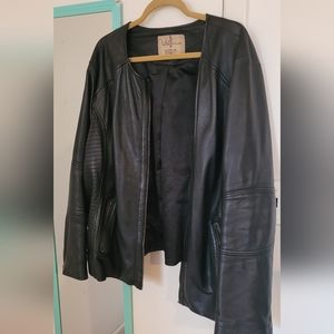 Leather Jacket Collarless 3W Wilson's Leather